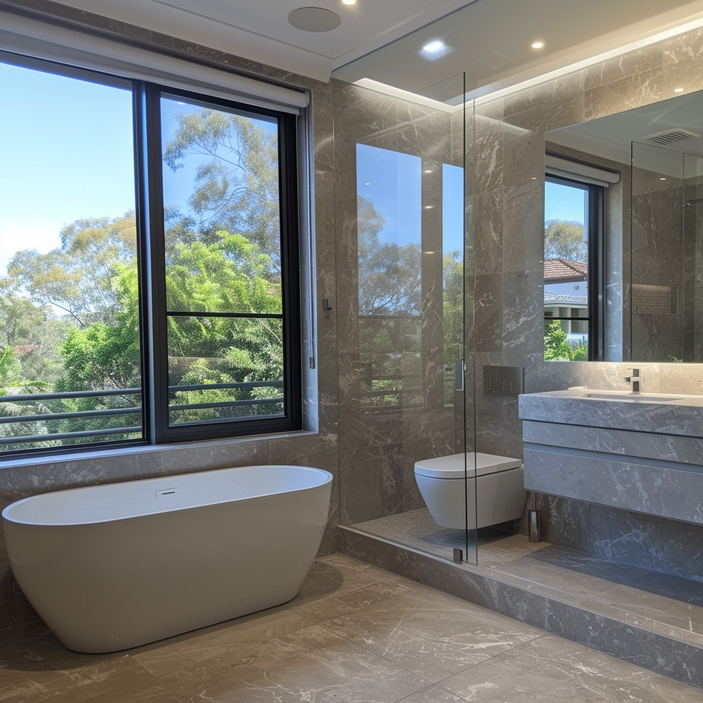 Bathroom fixtures in The Ponds are seamlessly installed by skilled plumbers.