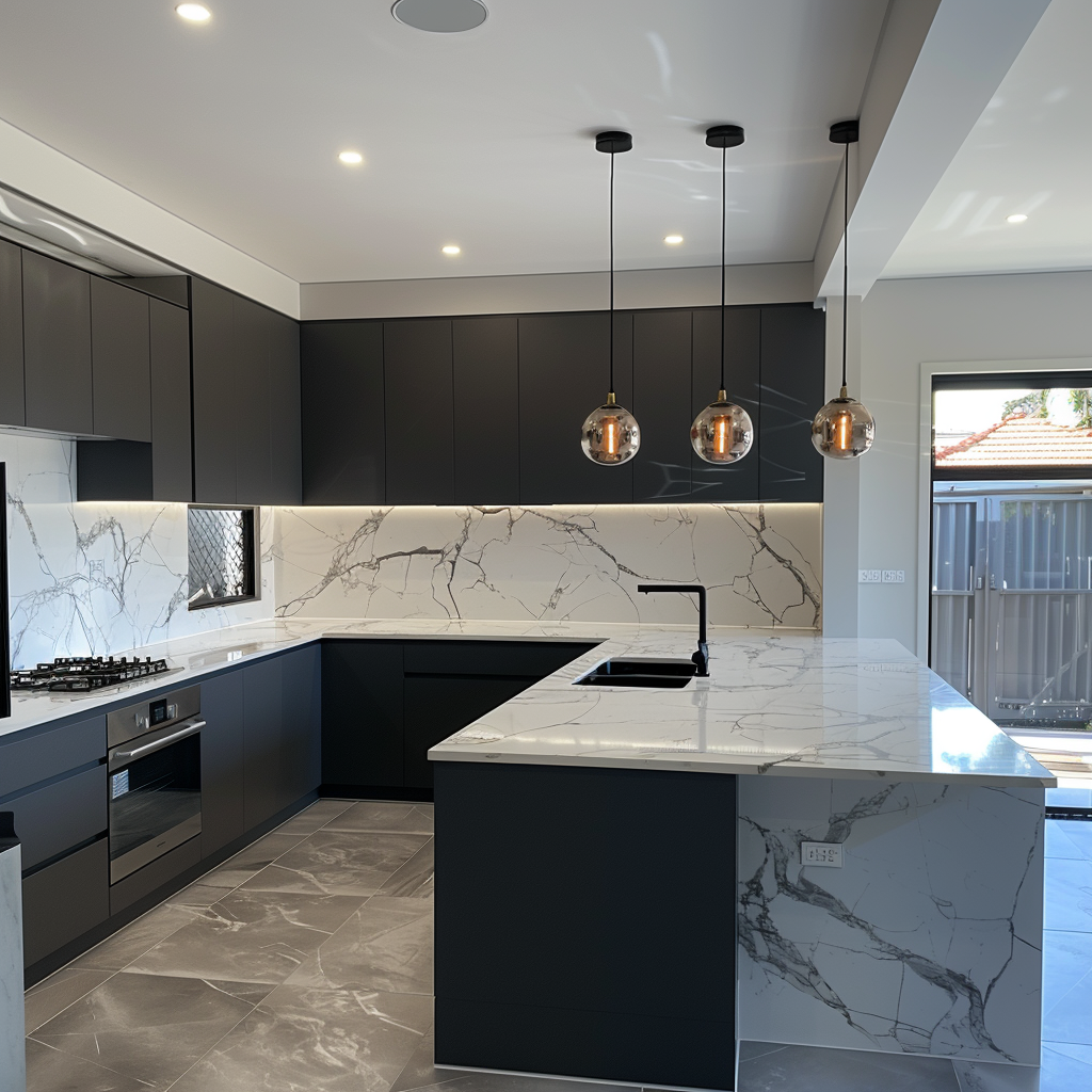 Kitchen fixtures in The Ponds are installed with precision by professional plumbers.